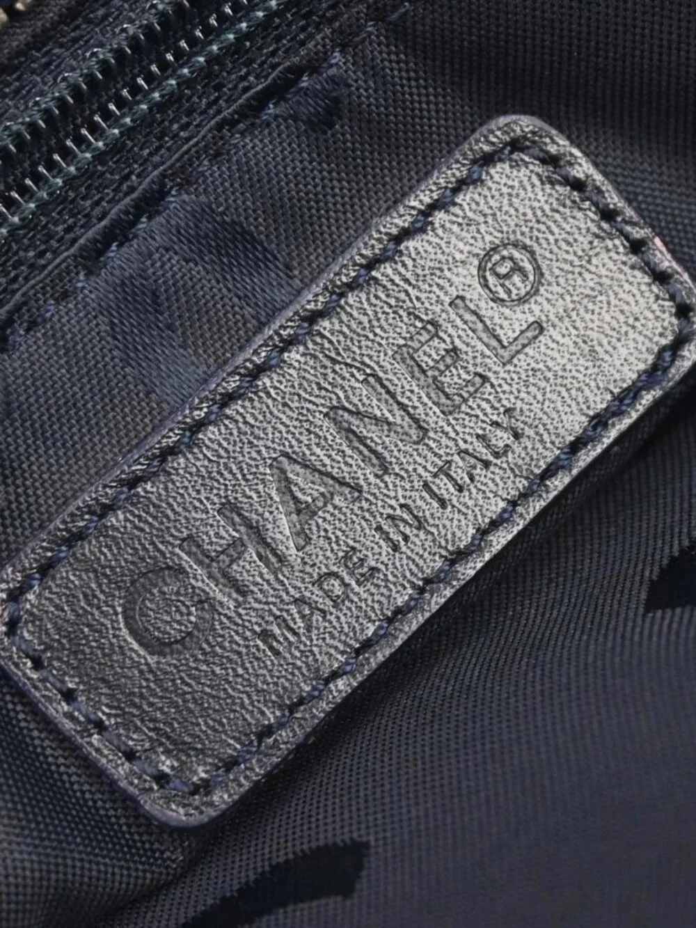 Chanel Blue Denim Clutch Bag 188706